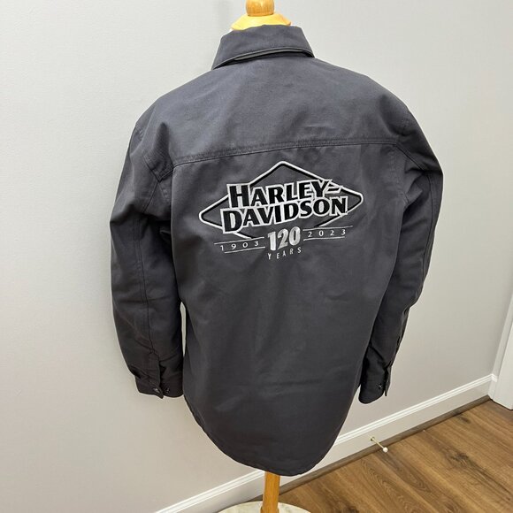 NEW Men's 120th Anniversary Operative Riding Shirt Jacket - Blackened Pearl Sz M - Picture 12 of 13